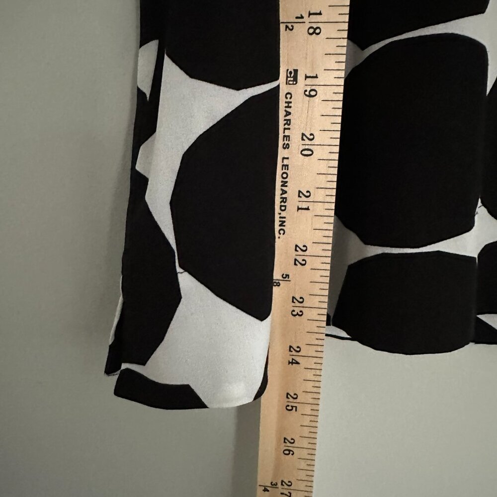 JODIFL Ruffle Sleeve Blouse Black and White Polka Dot Large Spring - Picture 7 of 7